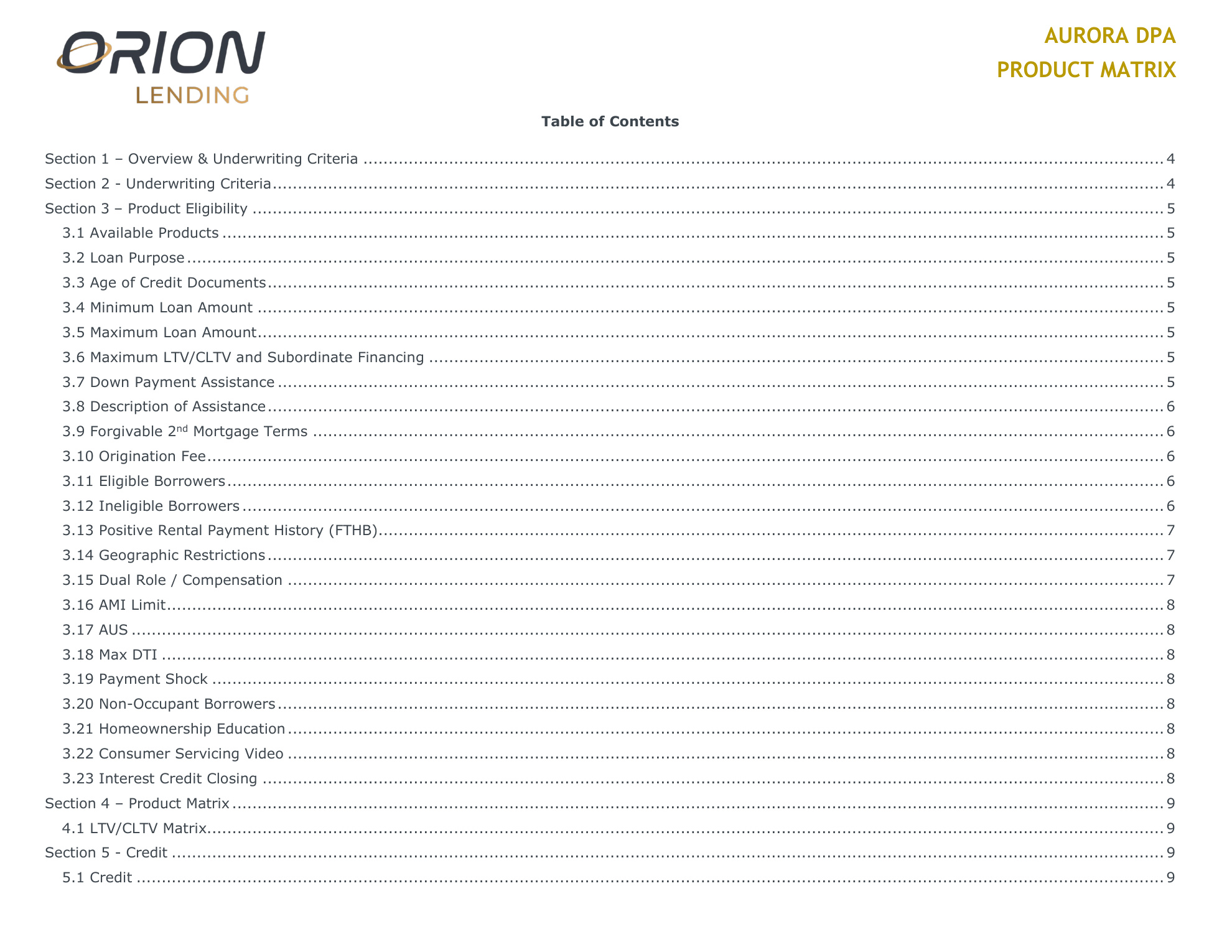 Aurora Down Payment Assistance Program - Page 2