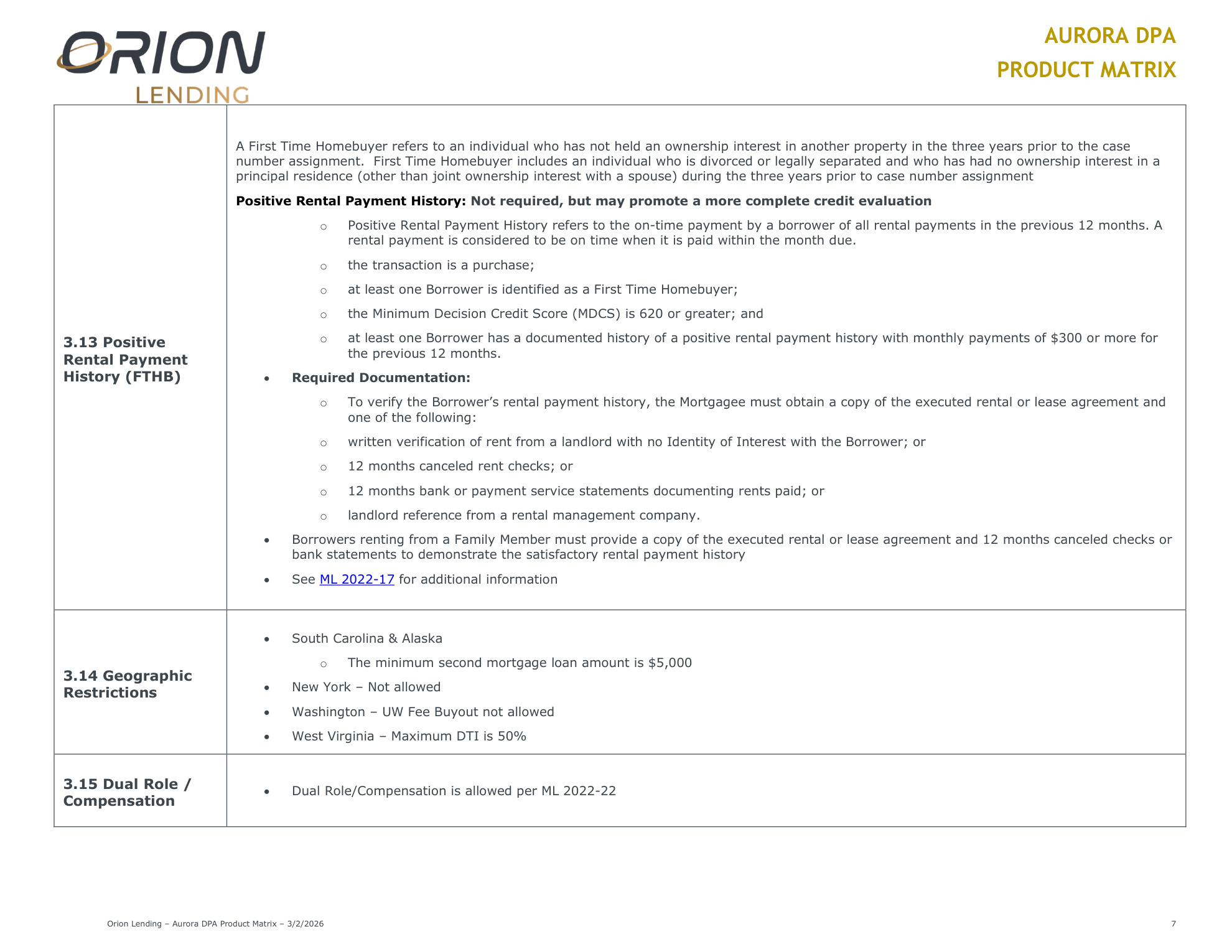 Aurora Down Payment Assistance Program - Page 8