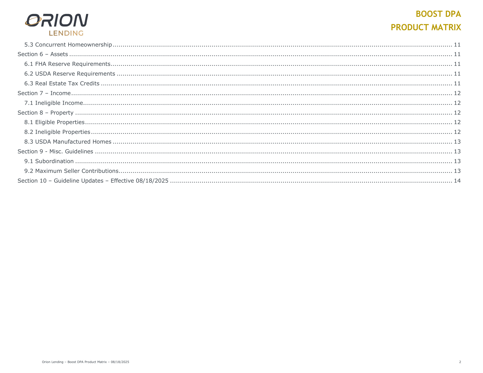 Boost Down Payment Assistance Program - Page 3