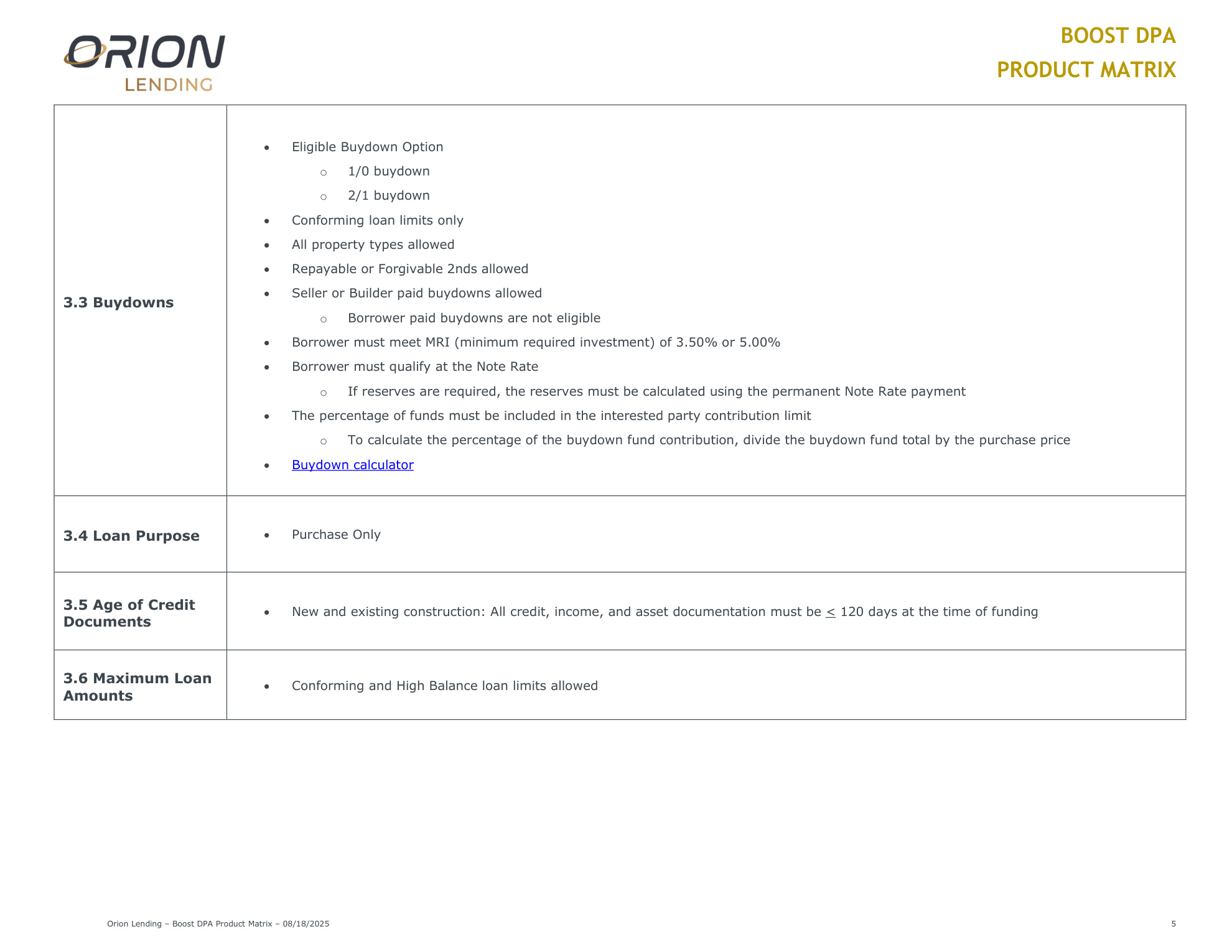 Boost Down Payment Assistance Program - Page 6