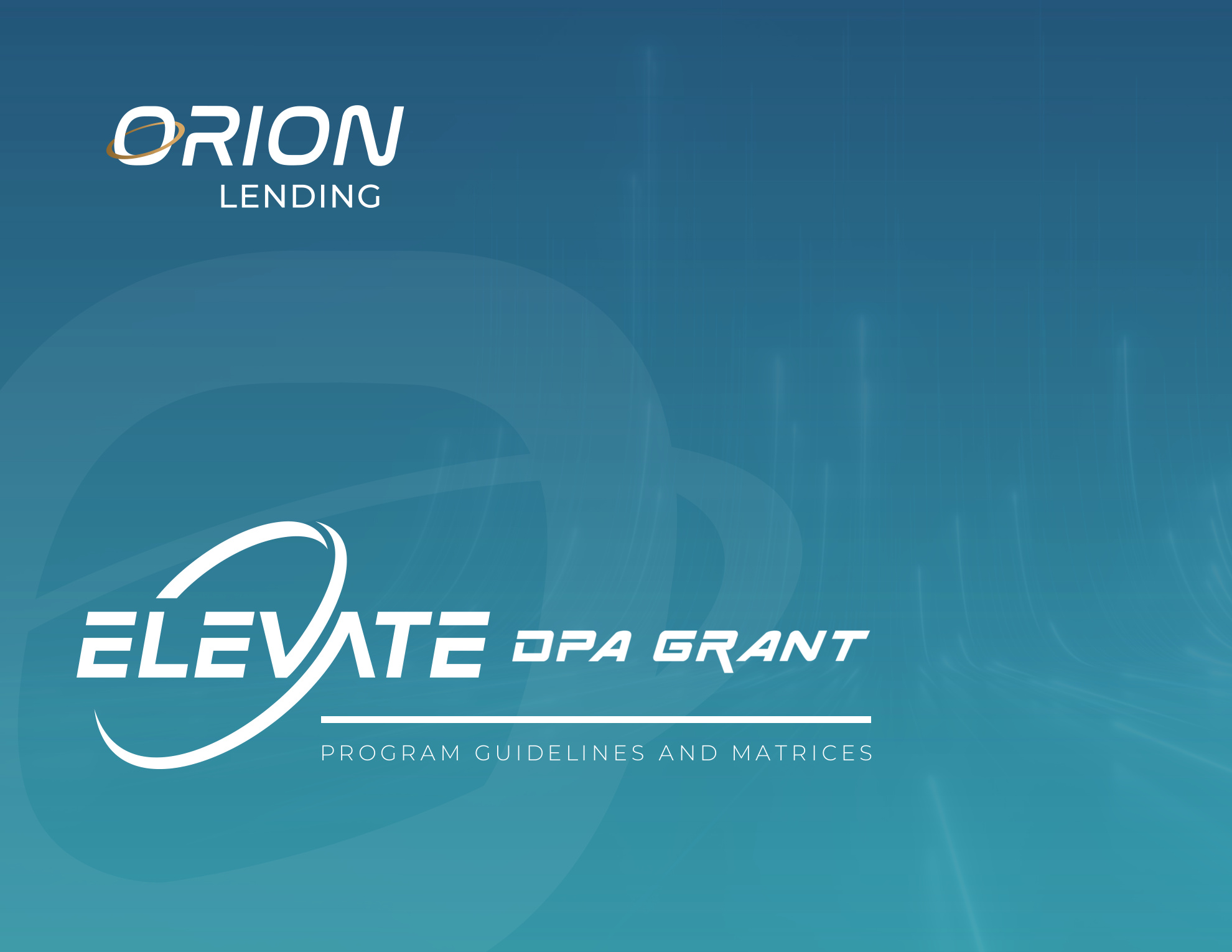 Elevate Down Payment Assistance Program - Page 1