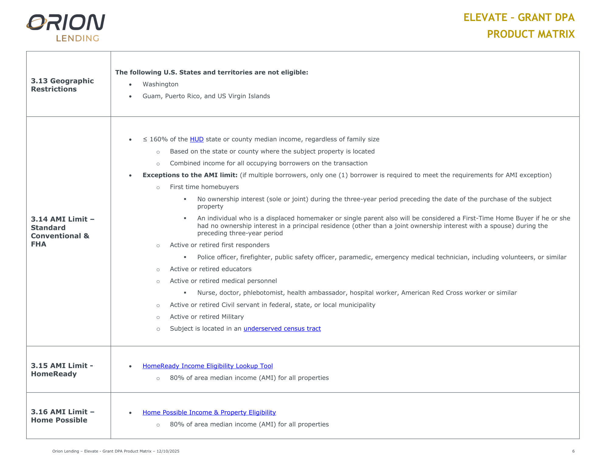 Elevate Down Payment Assistance Program - Page 7